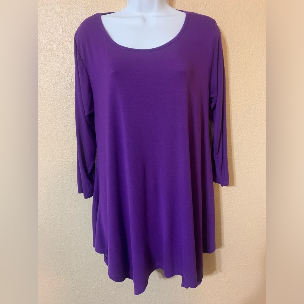 LARACE Purple Longline Women’s Top Womens Size L